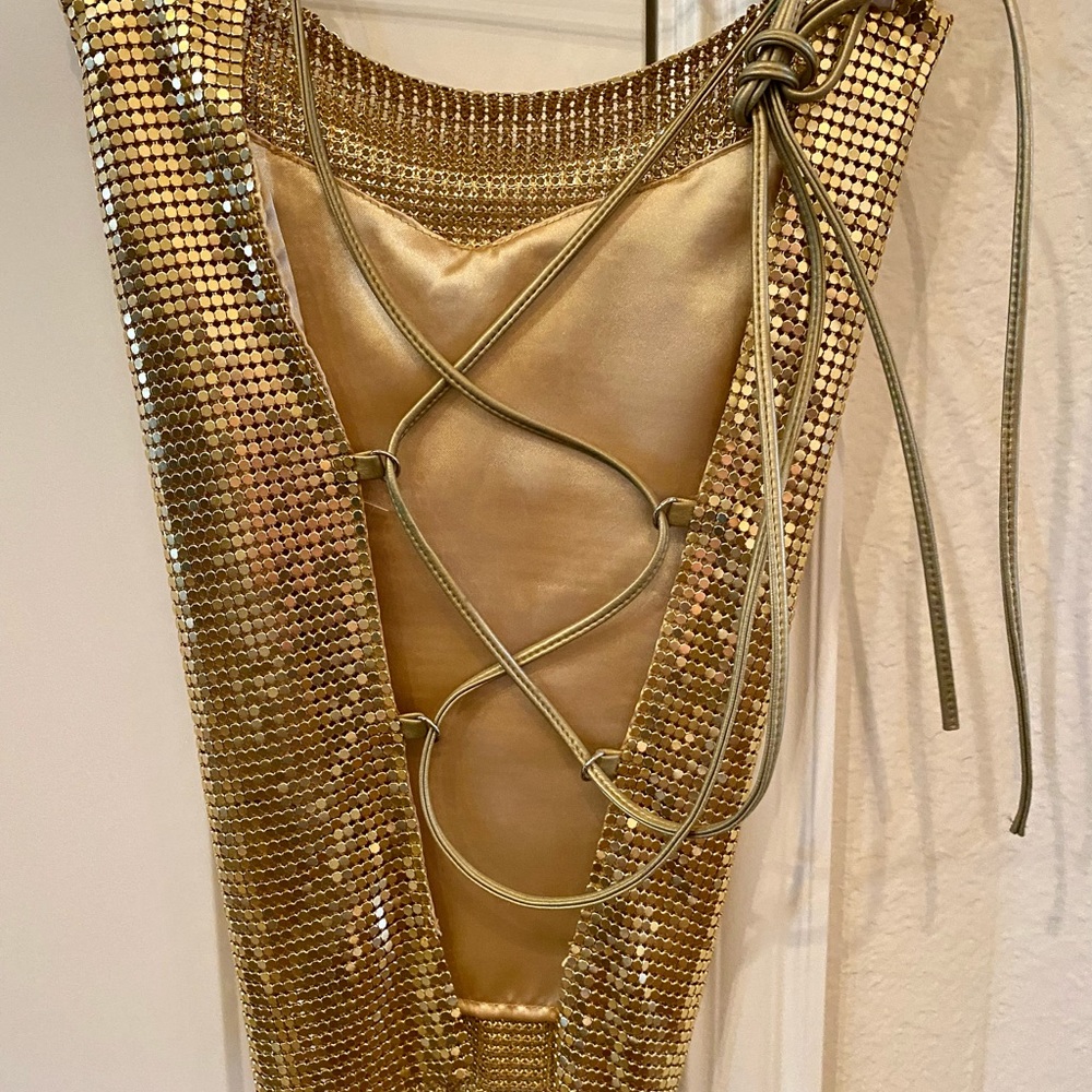 Gold Metal Top - Picture 3 of 10